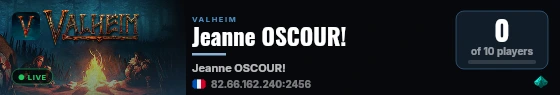 Jeanne OSCOUR! live status badge