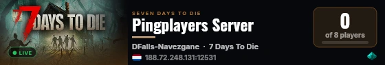 Pingplayers Server live status badge