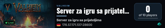 Server za igru sa prijateljima live status badge
