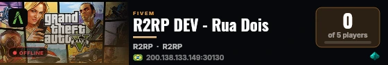 R2RP DEV - Rua Dois live status badge