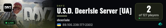 U.S.D. DeerIsle Server [UA] live status badge