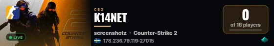 K14NET live status badge