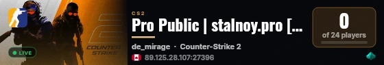 Pro Public | stalnoy.pro [!ws !vip !res] live status badge