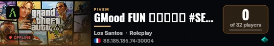 GMood FUN ▬▬▬↭🡺 #SERVEUR↭FUN 🡸↭▬▬▬ 💛 live status badge