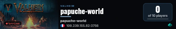 papuche-world live status badge