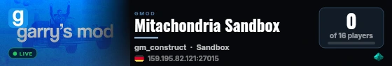 Mitachondria Sandbox live status badge