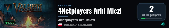4Netplayers Arhi Miczi live status badge