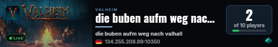 die buben aufm weg nach valhalla live status badge