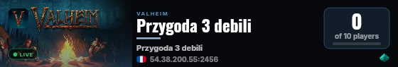 Przygoda 3 debili live status badge