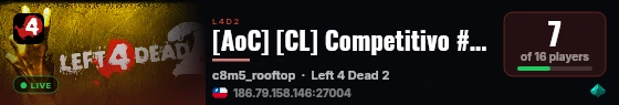 [AoC] [CL] Competitivo #4 live status badge