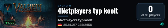 4Netplayers typ koolt live status badge