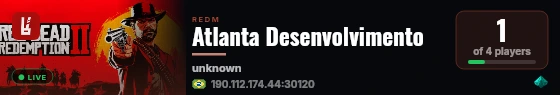 Atlanta Desenvolvimento live status badge