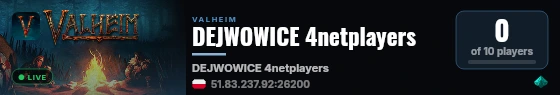 DEJWOWICE 4netplayers live status badge