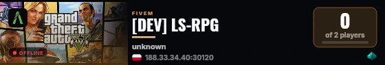 [DEV] LS-RPG live status badge