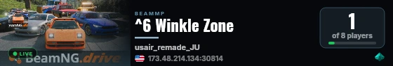 ^6 Winkle Zone live status badge