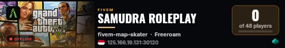 SAMUDRA ROLEPLAY live status badge