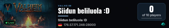 Siidun beliluola :D live status badge