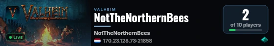NotTheNorthernBees live status badge