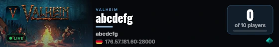 abcdefg live status badge