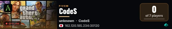 CodeS live status badge