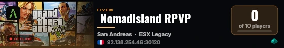  NomadIsland RPVP live status badge