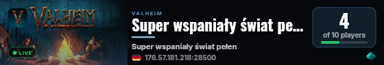 Super wspaniały świat pełen przygód i bez stresów live status badge