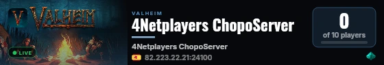 4Netplayers ChopoServer live status badge