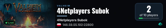 4Netplayers Subok live status badge