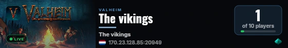 The vikings live status badge