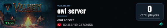 owl server live status badge