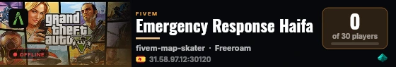 Emergency Response Haifa live status badge