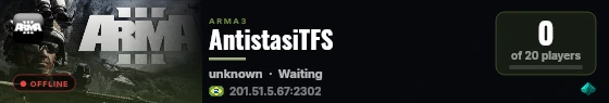 AntistasiTFS live status badge