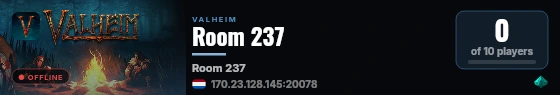 Room 237 live status badge