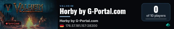Horby by G-Portal.com live status badge