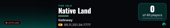 Native Land live status badge