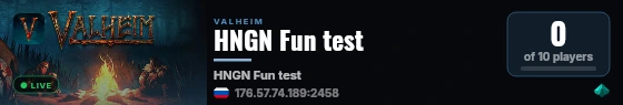 HNGN Fun test live status badge