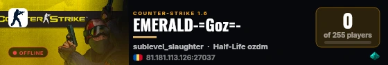 EMERALD-=Goz=- live status badge