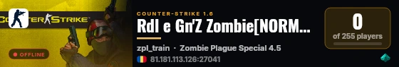Rdl e Gn'Z Zombie[NORMAL] @BRXGames live status badge