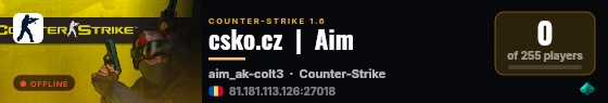 csko.cz  |  Aim live status badge