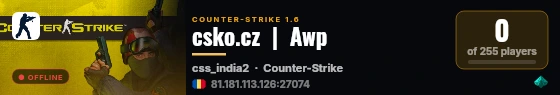 csko.cz  |  Awp live status badge