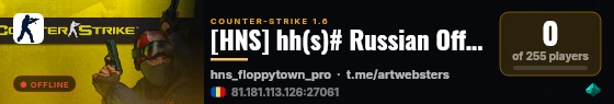 [HNS] hh(s)# Russian Official  [255aa] live status badge