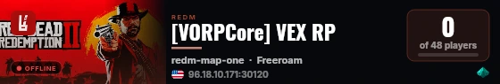 [VORPCore] VEX RP live status badge