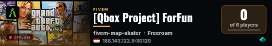 [Qbox Project] ForFun live status badge