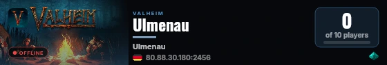 Ulmenau live status badge