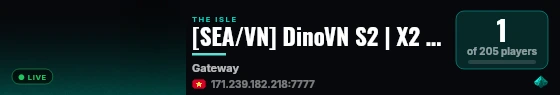 [SEA/VN] DinoVN S2 | X2 GROWTH | NO RULES live status badge