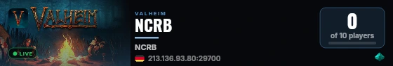 NCRB live status badge