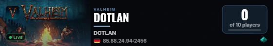 DOTLAN live status badge