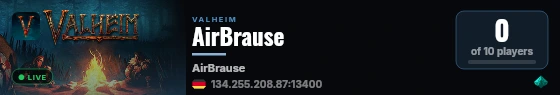 AirBrause live status badge