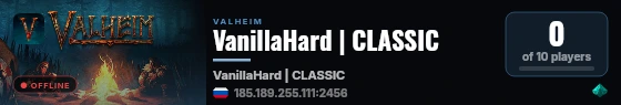 VanillaHard | CLASSIC live status badge