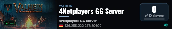 4Netplayers GG Server live status badge